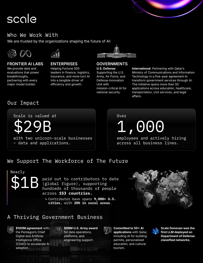 Scale AI one-pager